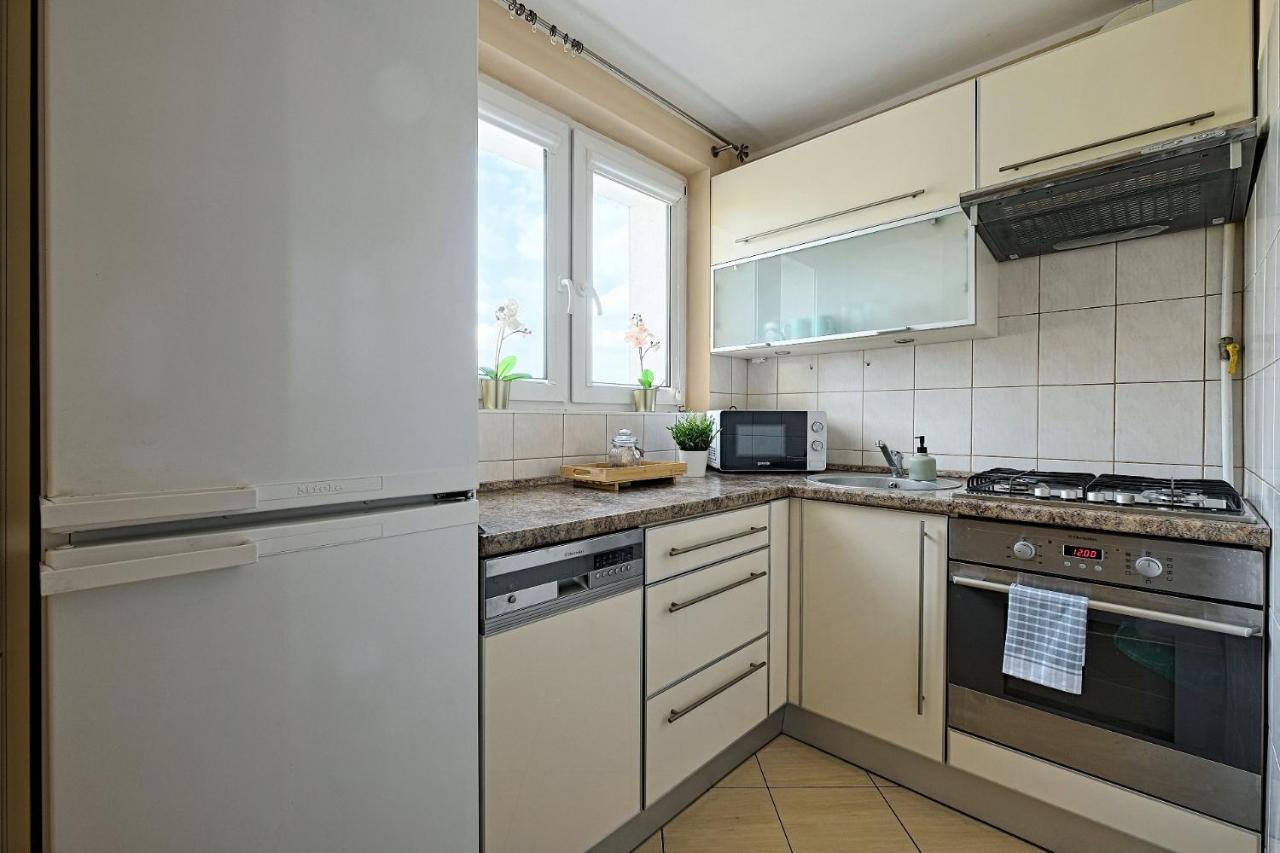 2Br Apt Balcony Tamka 17 Ac Appartement Warschau Buitenkant foto