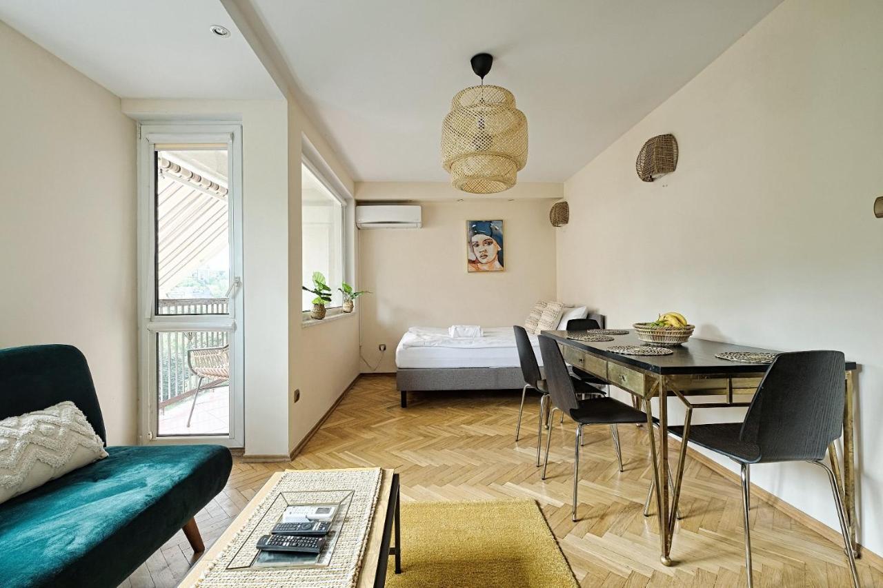 2Br Apt Balcony Tamka 17 Ac Appartement Warschau Buitenkant foto