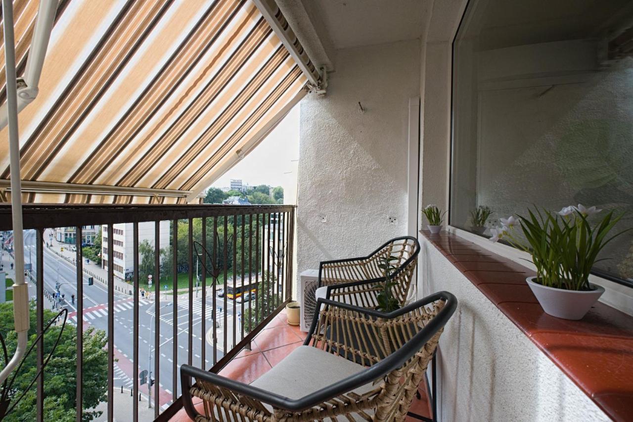 2Br Apt Balcony Tamka 17 Ac Appartement Warschau Buitenkant foto
