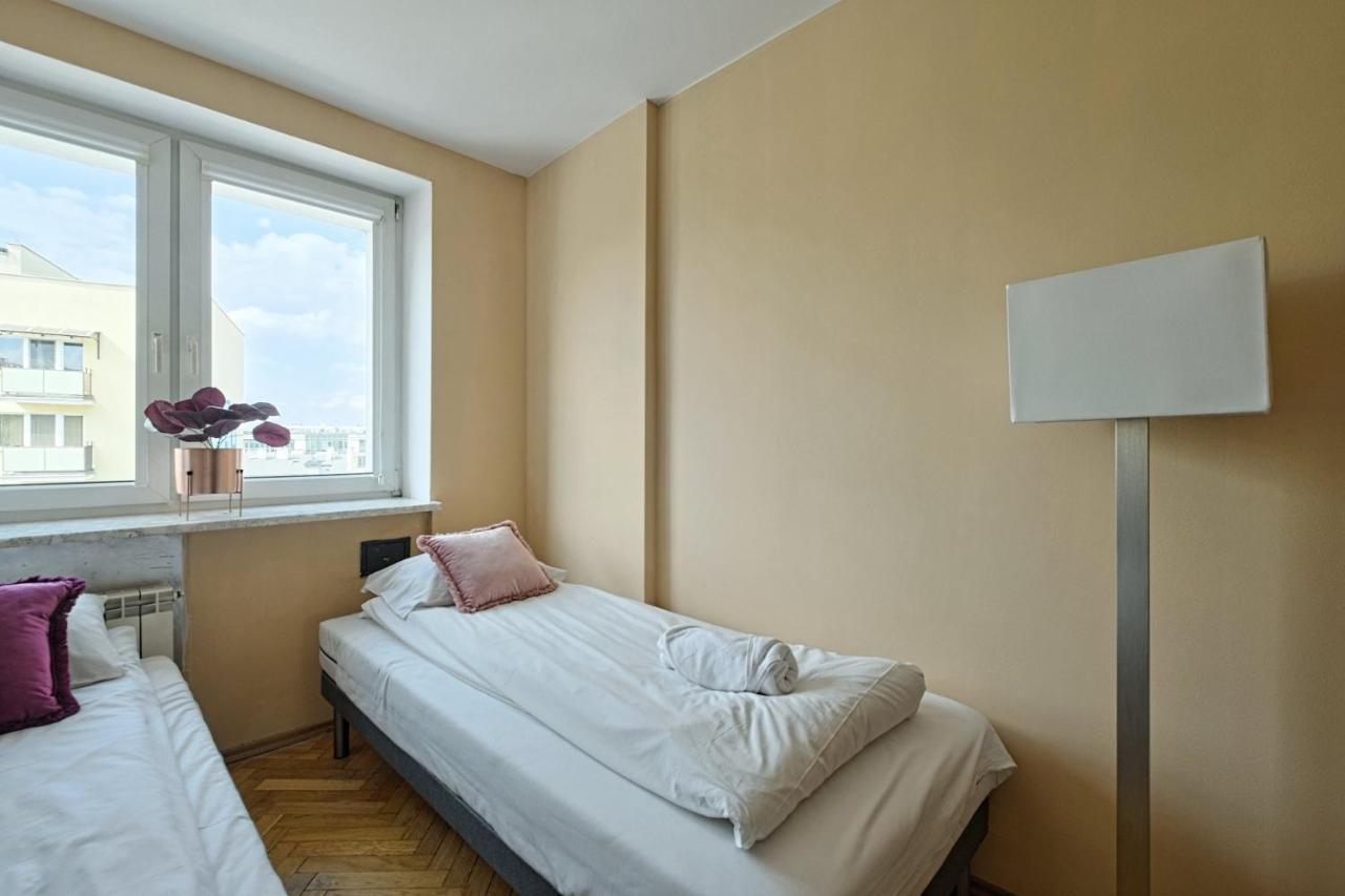 2Br Apt Balcony Tamka 17 Ac Appartement Warschau Buitenkant foto
